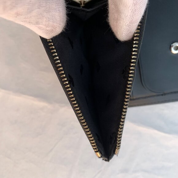 Kate Spade New York NWOT Bifold Leather Black Wallet - Picture 5 of 9